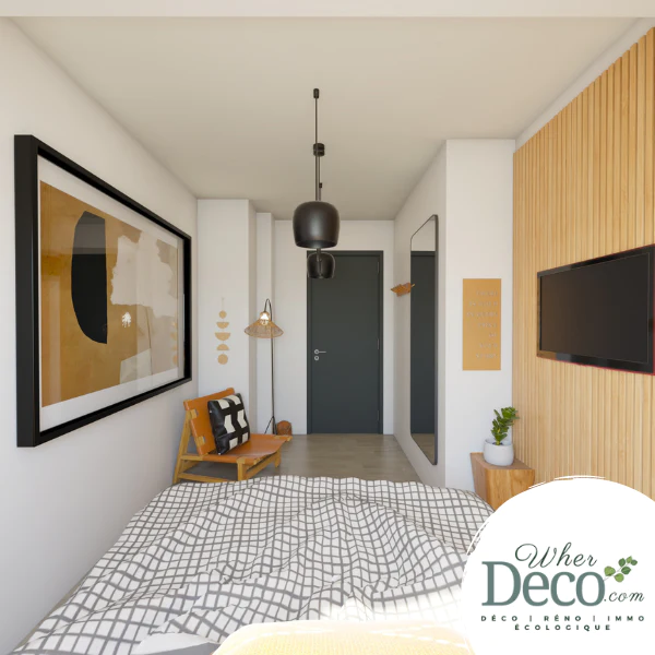 WherDeco_-_Realisation_-_VACQUIER_-_Noisy_-_Chambre Projet architecture d'intérieur, décoration d'intérieur WHERDeco - chambre