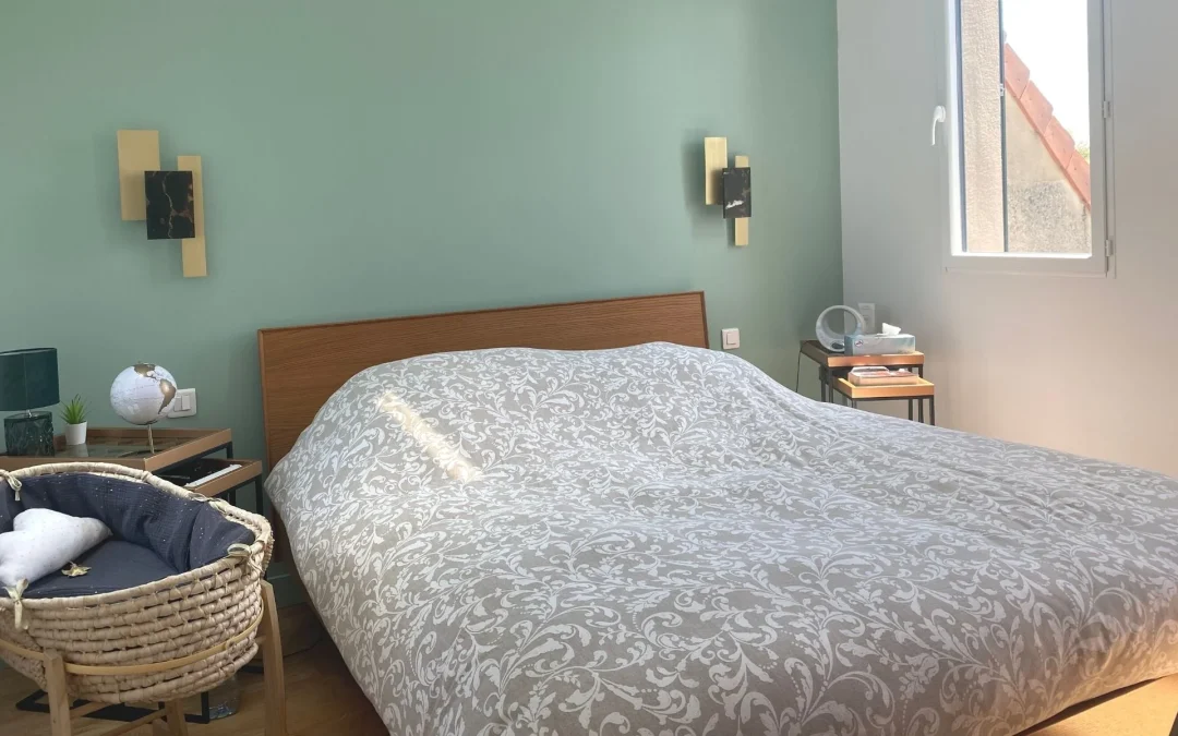 wherdeco-decoration-renovation-home_staging-ecologique-duvertdansladeco-realisations-chambre-retro_chic-3 Projet architecture d'intérieur, décoration d'intérieur WHERDeco - chambre