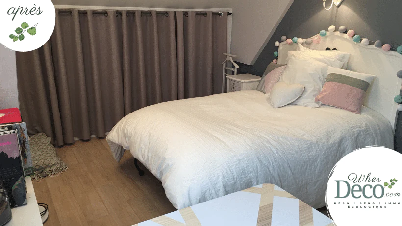 Projet architecture d'intérieur, décoration d'intérieur WHERDeco - chambre