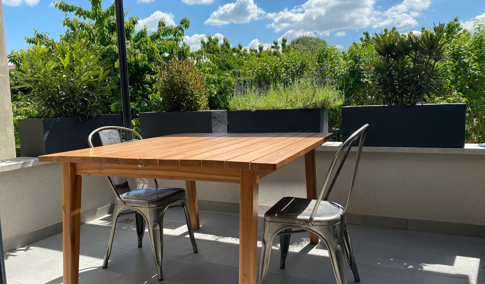 Projet architecture d'intérieur, décoration d'intérieur WHERDeco - terrasse