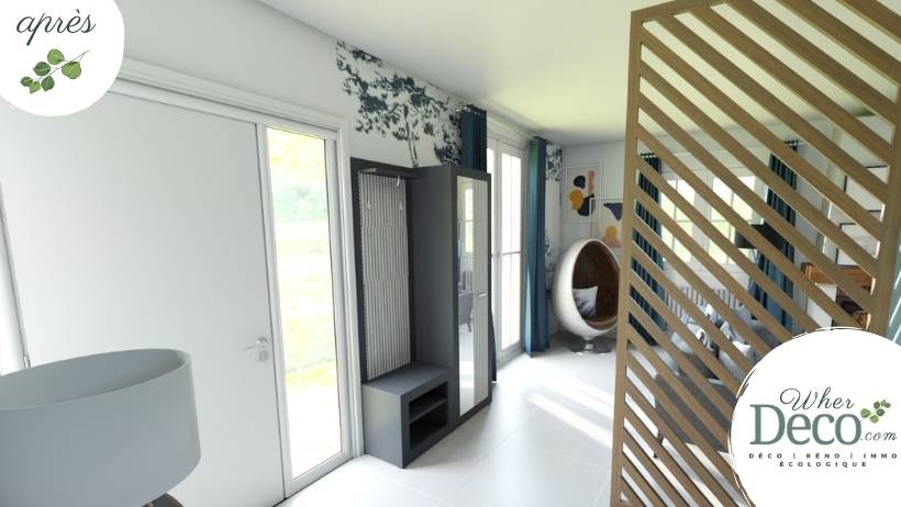 Projet architecture d'intérieur, décoration d'intérieur WHERDeco - salon